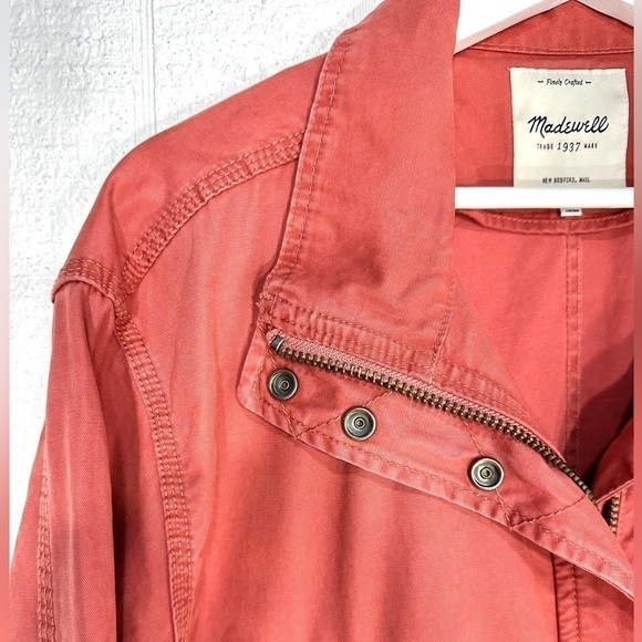 Madewell prospect jacket in spiced rose color size M - Picture 5 of 16